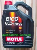 Motul 8100 ECO-nergy 5W-30 5L - cena, porovnanie