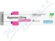 Generica Magnesium 250mg 20tbl - cena, porovnanie