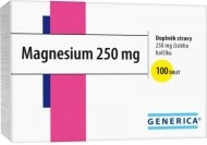 Generica Magnesium 250mg 100tbl - cena, porovnanie