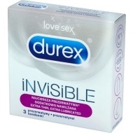 Durex Invisible Extra Thin 3ks - cena, porovnanie