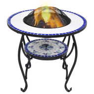 Shumee Mozaikový prenosný stôl s ohniskom modro-biely - cena, porovnanie