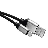 Emos USB kabel 2.0 A/M - C/M 1m SM7025BL - cena, porovnanie