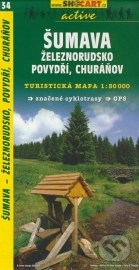 Šumava, Železnorudsko, Povydří, Churáňov 1:50 000