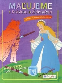 Maľujeme s Kráskou a Zvieraťom (Vymaľovánka)