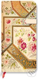 Paperblanks - Filigree Floral Ivory - SLIM - čistý