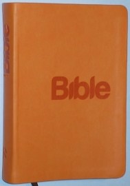 Bible (oranžový obal s imitáciou kože)