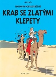 Krab se zlatými klepety