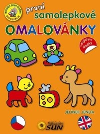 První samolepkové omalovánky Jelínek Jenda