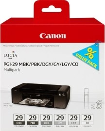 Canon PGI-29 MBK/PBK/DGY/GY/LGY