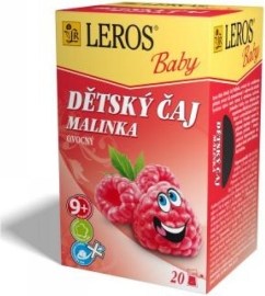 Leros Baby Detský čaj Malinka 20x2g