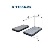 Filtron K1165A-2X - cena, porovnanie