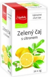 Apotheke Zelený čaj s citrónom 20x2g