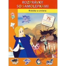 Kráska a zviera - Rozprávky so samolepkami