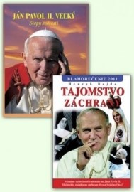 Ján Pavol II. Veľký Stopy svätosti+Tajomstvo záchrany Blahorečenie, balíček 2 ks