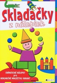 Skladačky z nálepiek - žltý zošit