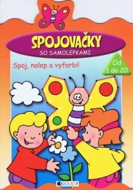 Spojovačky so samolepkami (oranžové)