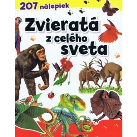 Zvieratá z celého sveta - 207 nálepiek