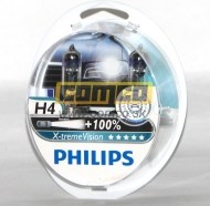 Philips H4 X-treme Vision P43t 60/55W 2ks - cena, porovnanie