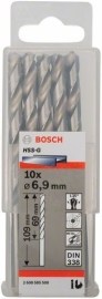 Bosch Vrták do kovu HSS-G 135° DIN 338 pr.6.9mm 10ks 2608585500