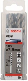 Bosch Vrták do kovu HSS-G 135° DIN 338 pr.7.9mm 10ks 2608585507