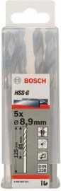 Bosch Vrták do kovu HSS-G 135° DIN 338 pr.8.9mm 5ks 2608585514