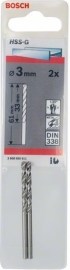 Bosch Vrták do kovu HSS-G 135° DIN 338 pr.3mm 2ks 2608585911