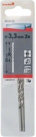 Bosch Vrták do kovu HSS-G 135° DIN 338 pr.3.3mm 2ks 2608585913