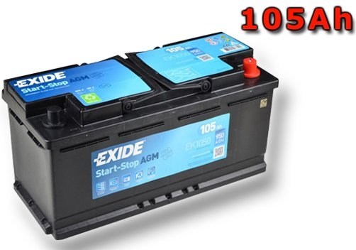 Аккумулятор exide 105ah agm