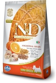 ND Low Grain Dog Adult Mini Codfish & Orange 2.5kg