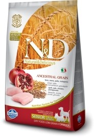 ND Low Grain Dog Senior S/M Chicken & Pomegranate 2.5kg