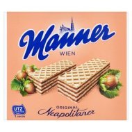 Josef Manner & Comp. Manner Original Neapolitaner Chrumkavé oplátky s lieskovcovou náplňou 75g - cena, porovnanie