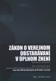 Zákon o verejnom obstarávaní v úplnom znení účinný od 2. apríla 2010