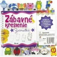 Zábavné kreslenie – Zvieratká (12 pasteliek a gúm) - cena, porovnanie