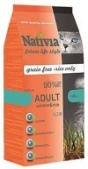 Nativia Cat Adult Salmon & Rice Active 10kg - cena, porovnanie