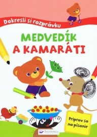 Dokresli si rozprávku! Medvedík a kamaráti