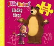 Máša a medveď-Sladký život-kniha s puzzle - cena, porovnanie