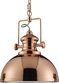 Searchlight Industrial Pendant 2297CU