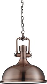 Searchlight Industrial Pendant 1322CU