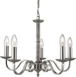 Searchlight Ceiling Pendant 1505-5SS