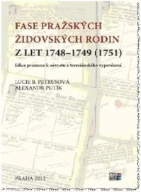 Fase pražských židovských rodin z let 1748 – 1749 (1751)