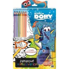 Zamatové vymaľovanky Hľadá sa Dory