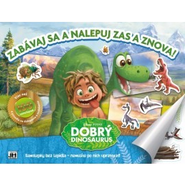 Zabávaj sa a nalepuj zas a znova! Dobrý dinosaurus