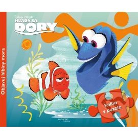 Hľadá sa Dory - Kniha s puzzle