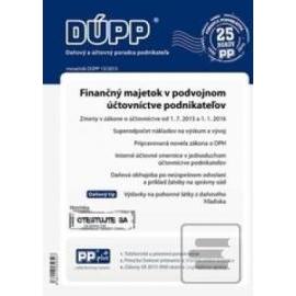 DUPP 13 2015 Finančný majetok v podvojnom účtovníctve podnikateľov