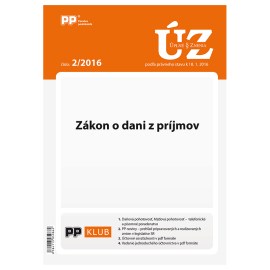 UZZ 2/2016 Zákon o dani z príjmov