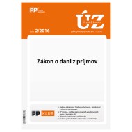 UZZ 2/2016 Zákon o dani z príjmov - cena, porovnanie