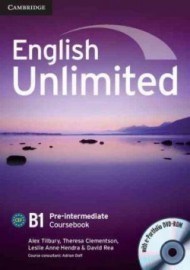 Cambridge English Unlimited. B1 Pre-intermediate Coursebook + DVD