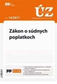 UZZ 14 2017 Zákon o súdnych poplatkoch