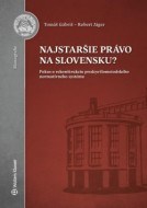 Najstaršie právo na Slovensku? - cena, porovnanie