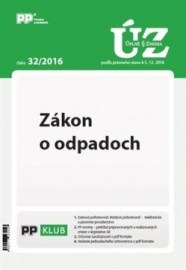 UZZ 32 2016 Zákon o odpadoch